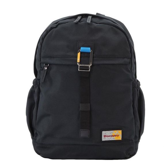 Рюкзак Discovery Icon 15 дюймів для ноутбука, чорний, універсальний, легкий, з кишенями для води та RFID-захистом, 16 л, 29x13x43 см - фото 1