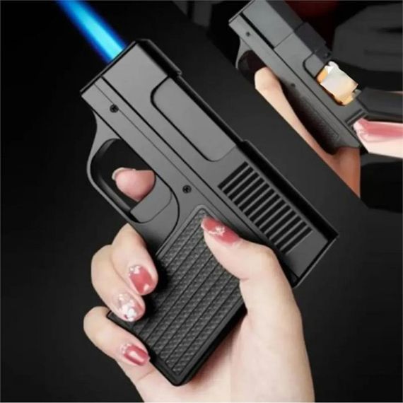 Tabanca Görünümlü Gazlı Tabakalı Çakmak - fotoğraf 1