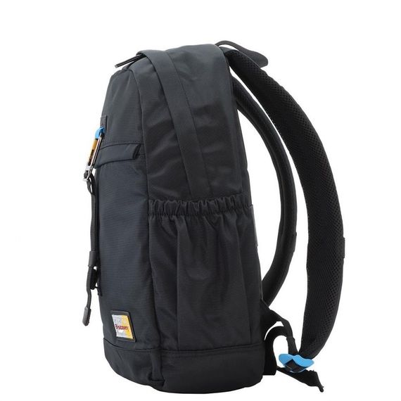 Рюкзак Discovery Icon 15 дюймів для ноутбука, чорний, універсальний, легкий, з кишенями для води та RFID-захистом, 16 л, 29x13x43 см - фото 5