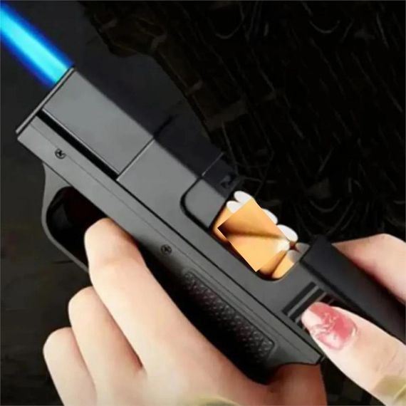 Tabanca Görünümlü Gazlı Tabakalı Çakmak - fotoğraf 3