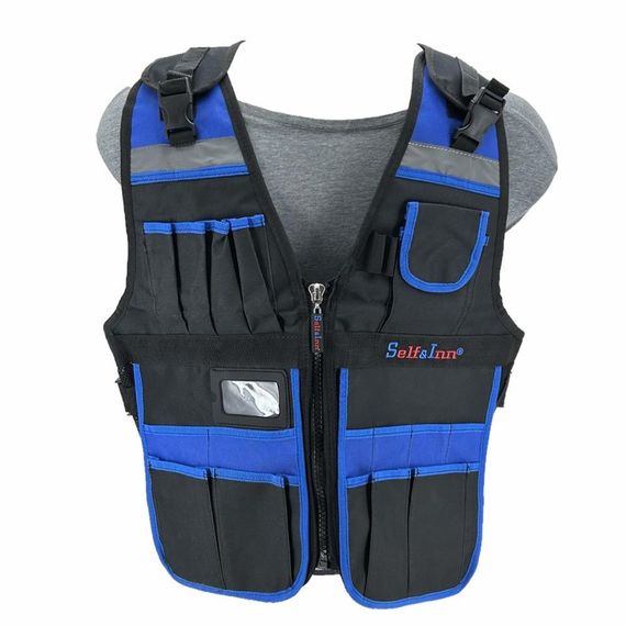 Elektrikçi Tekniker İnşaatçı Alet ve Takım Yeleği Vücut Çantası - фото 5