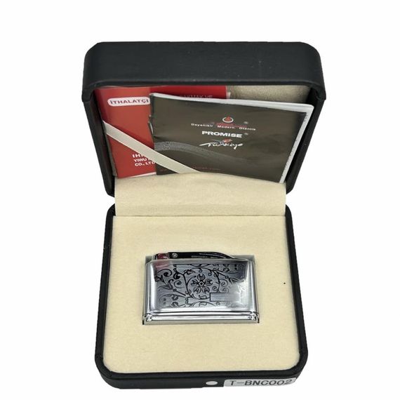 İbelo Tarz Çelik Depo Promise Çakmak Gümüş Renk - photo 4