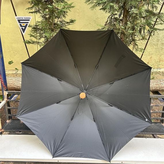 Marlux Ahşap Sap 130 Cm Fiber Vale Şemsiye Siyah - photo 2