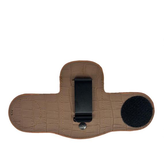 Hakiki Deri Stetoskop Tutucu Organizer Holder Kroko Taba - صورة 2