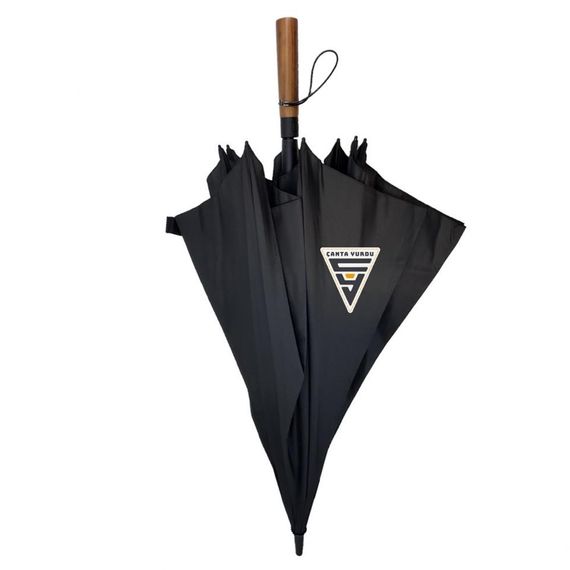 Marlux Ahşap Sap 130 Cm Fiber Vale Şemsiye Siyah - photo 5