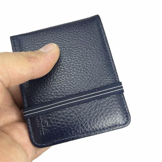 Diga 794 Hakiki Deri Lastikli Kartlık Cüzdan Lacivert - photo 3