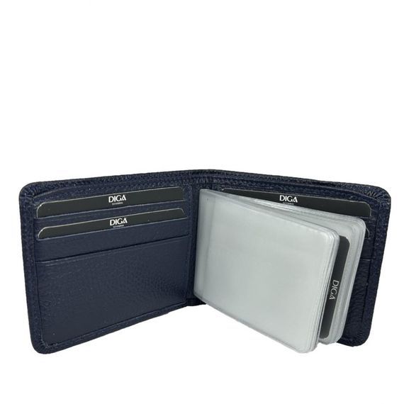 Diga 794 Hakiki Deri Lastikli Kartlık Cüzdan Lacivert - photo 1