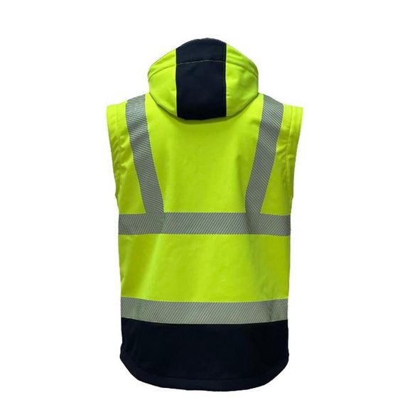 Reflektörlü Ripstop Softshell Model Teknik Mont Sarı - фото 5