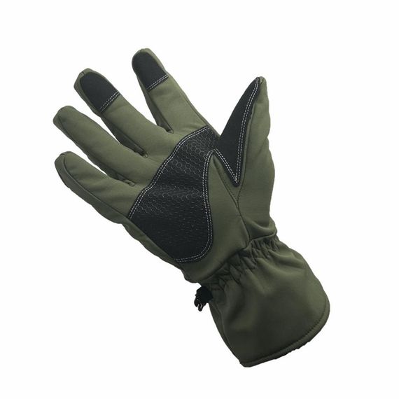 قفازات رياضية للدراجات النارية مقاس L من Softshell Cay250 باللون الأخضر - صورة 1