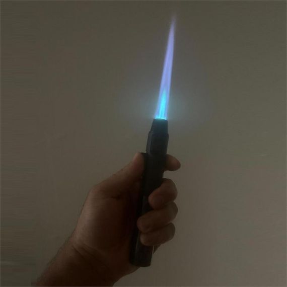 Special Blue Butane Pen Torch Torch Cigar Lighter Gray - photo 5
