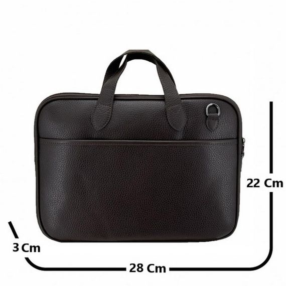 Ççs London 71456 Vegan Deri Tablet Çantası 10 İnç Kahve - photo 2