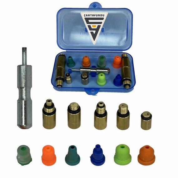 Dupont İbelo Carrier Dunhil Ronson Univeral Gaz Aparatı 12'li Set - photo 1