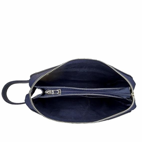 Diga Hakiki Deri 3006 Dopp Kit El Çantası Lacivert - photo 4