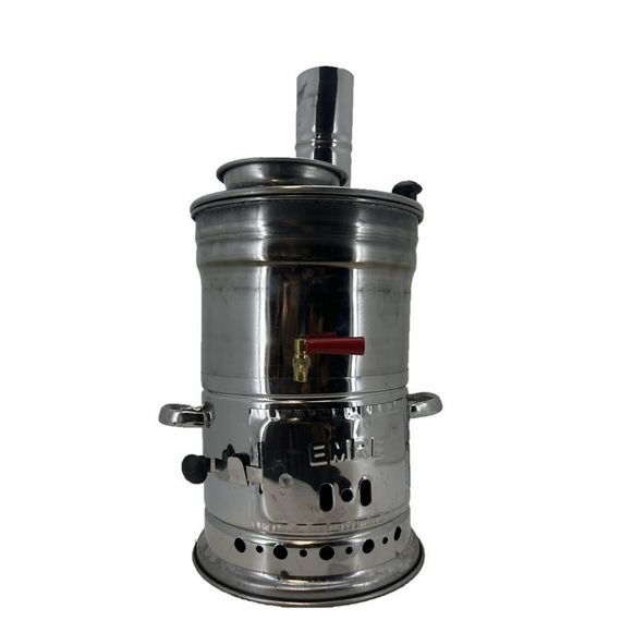 Нержавеющая сталь 304, самовар на 5 литров, высота 32 см, диаметр основания 22 см, легкость в использовании, идеален для пикников и на открытом воздухе - фото 3