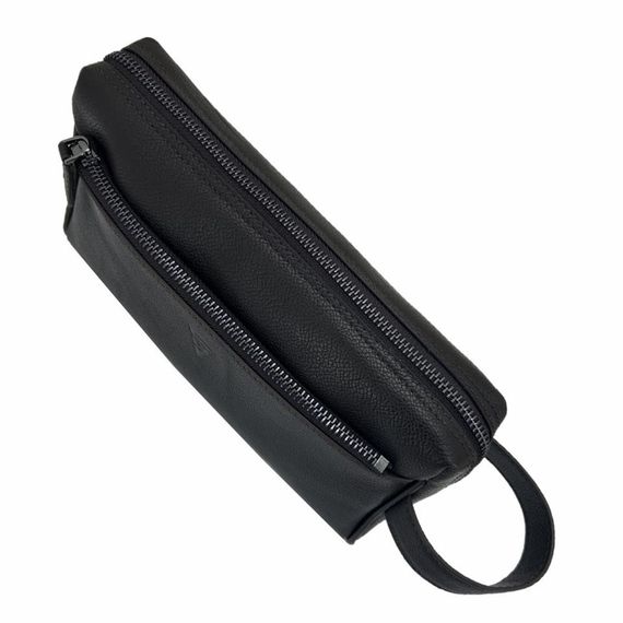 Hakiki Deri CA252 Dopp Kit El Çantası Kahve - fotoğraf 3