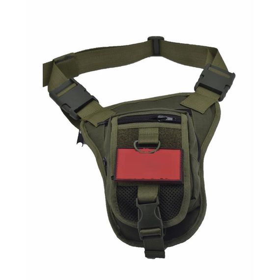 Tabancalık Bel Bacak Omuz Çantası Yeşil - fotoğraf 2