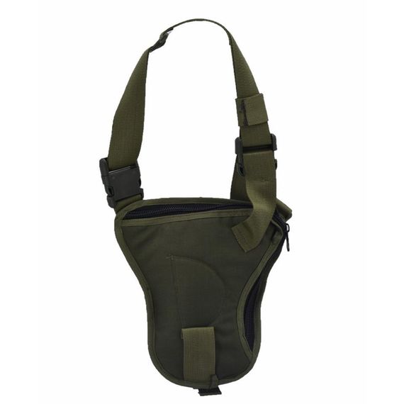 Tabancalık Bel Bacak Omuz Çantası Yeşil - fotoğraf 4