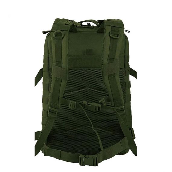 Тактичний рюкзак Taktikal TK1100 об'ємом 45L в кольорі хакі, ідеальний для спорту, трекінгу та щоденних потреб з багатофункціональними відсіками - фото 3