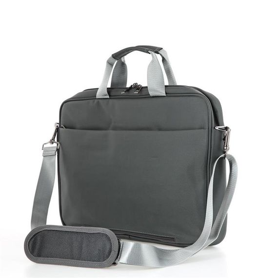 Ççs 71422 Laptop and Briefcase with Shoulder Strap Gray - photo 2