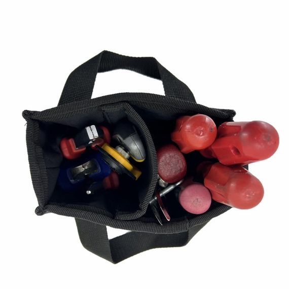 Elektrikçi Teknisyen Alet Edevat Taşıma ve Saklama Çantası Siyah  - fotoğraf 3