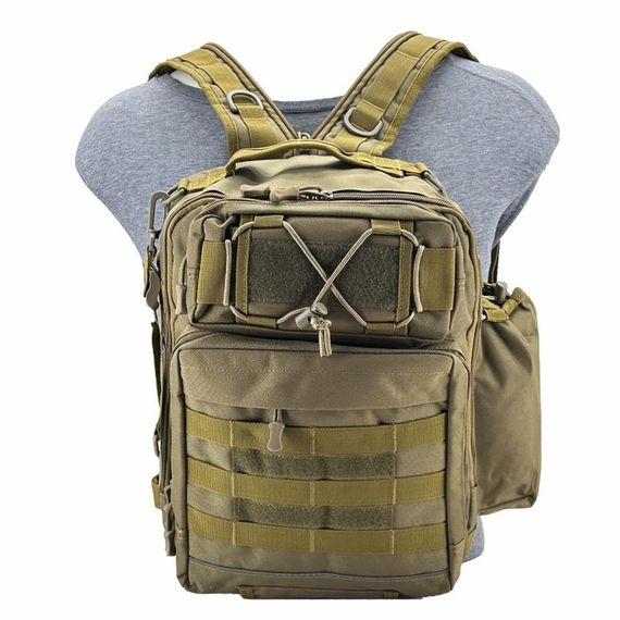 Taktikal TK1005 Bodybag 20 LT Taktic Çapraz Sırt Çantası Kahve - photo 5