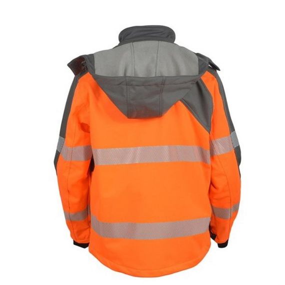 Reflektörlü Softshell Model Teknik Mont Turuncu