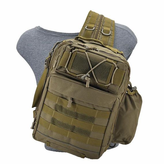 Taktikal TK1005 Bodybag 20 LT Taktic Çapraz Sırt Çantası Kahve - photo 4