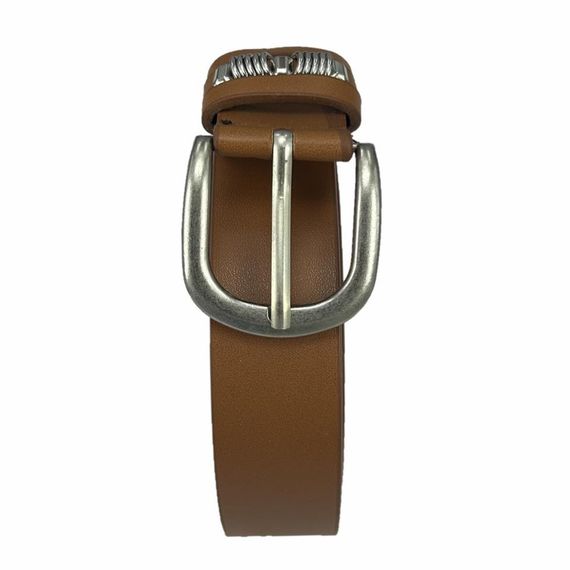 Vegan Deri Hll1163 Kadın Kemer 100 Cm Kahve - fotoğraf 3