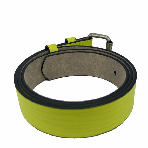 Vegan Leather Hll1151 Women's Belt 100 Cm Green - photo 3