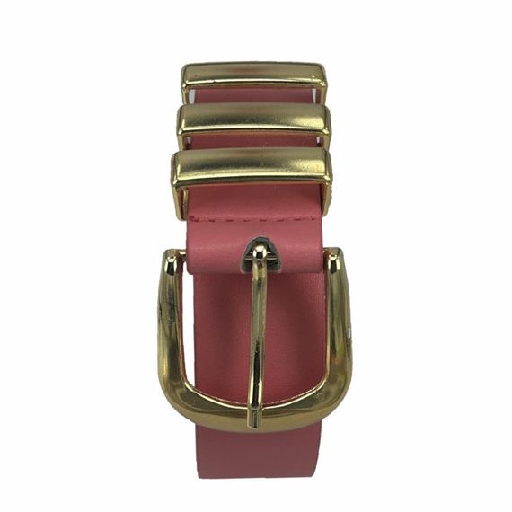 Vegan Deri Hll1155 Kadın Kemer 100 Cm Pembe - fotoğraf 3