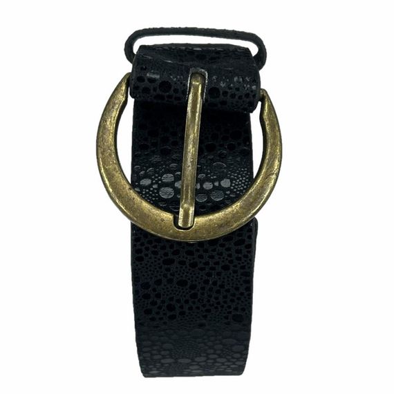 Vegan Leather Hll147 Women Belt 100 Cm Black - photo 2