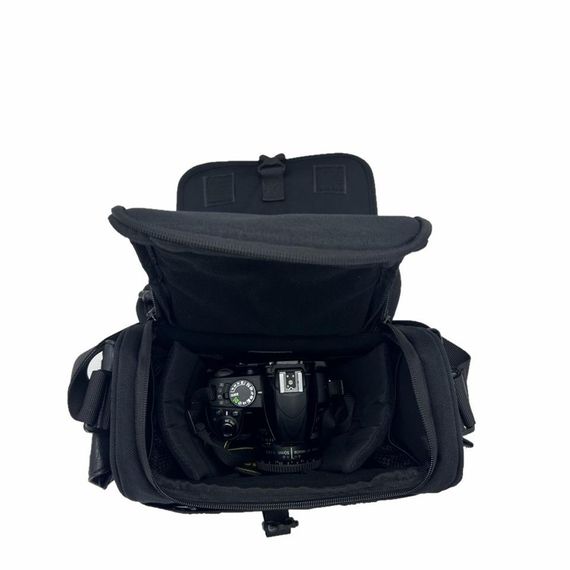 Ççs Dslr Camera Camera حقيبة كتف سوداء - صورة 2