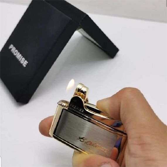 Atatürk signed Ibelo Style Gas Lighter Gold Color - photo 2