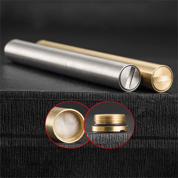 Ultra İnce Benzinli Silindir Çakmak Gümüş - fotoğraf 4