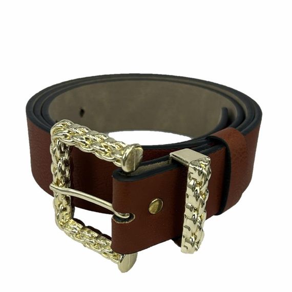 Vegan Leather Hll1165 Women Belt 100 Cm Brown - photo 2