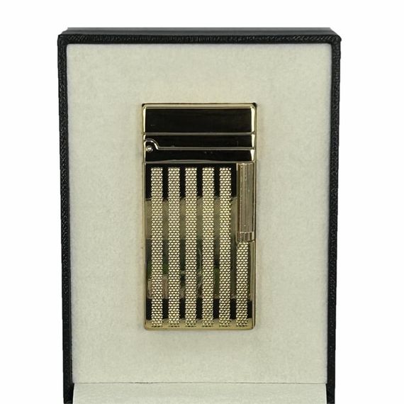 Dupont Style Handwheel Metal Lighter Gold - photo 4