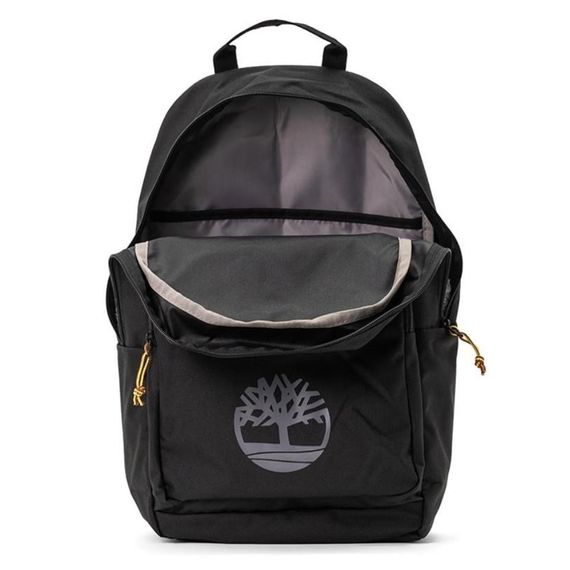 Рюкзак Timberland Timberpack Core 27L черный, 100% переработанный полиэстер, отделка натуральной кожей, отделение для 15 дюймов, водоотталкивающий. - фото 3