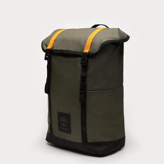 Плечовий рюкзак Timberland Haritage, зелений, з міцного 100% переробленого поліестеру, для ноутбуків до 15 дюймів, об'єм 25,5 л - фото 5