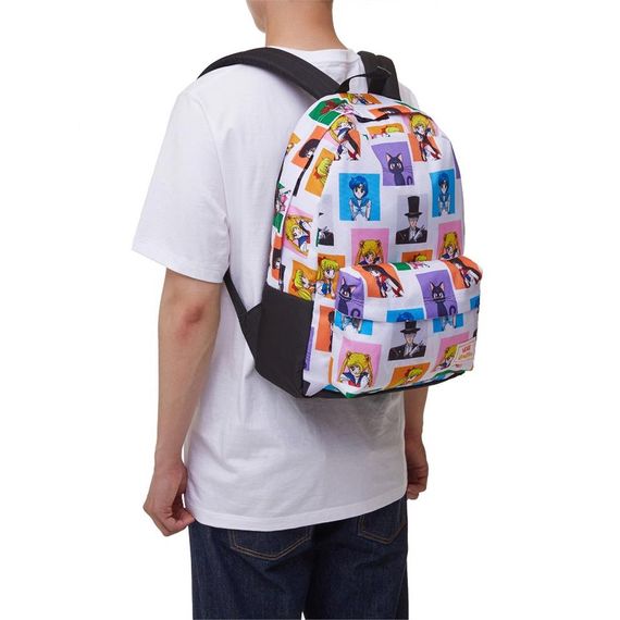 Рюкзак Vans Old Skool X Sailor Moon, універсальний, стильний, міцний, 22 л, 100% поліестер, зручні регульовані лямки, просторий, з переднім кишенею - фото 4