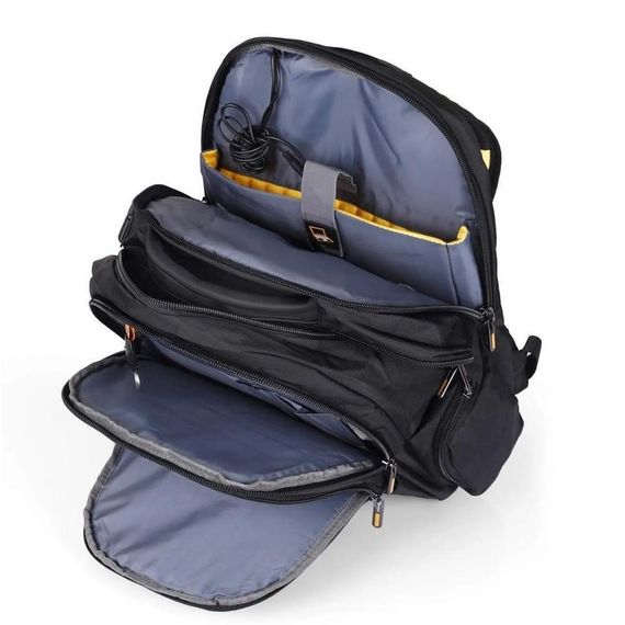 Водонепроницаемый рюкзак для ноутбука ÇÇS 51248 с USB-входом, черный, размер: единственный, с мягкой защитой для ноутбука до 15,6 дюймов - фото 5