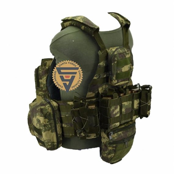 متعددة الوظائف كوردورا سترة عسكرية تكتيكية كاكي التمويه - صورة 3