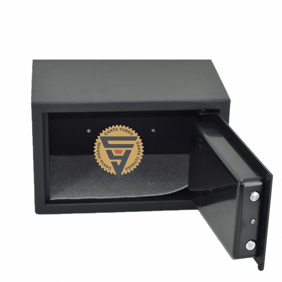 Elektronik Şifreli ve Kilitli Çelik Kutu Kasa 32x20x20 - fotoğraf 2