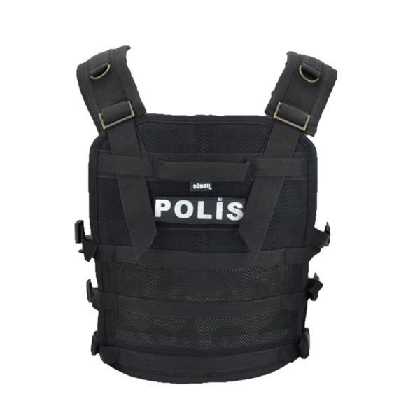 Tactical Police Hcm Charger Vest Black - صورة 3