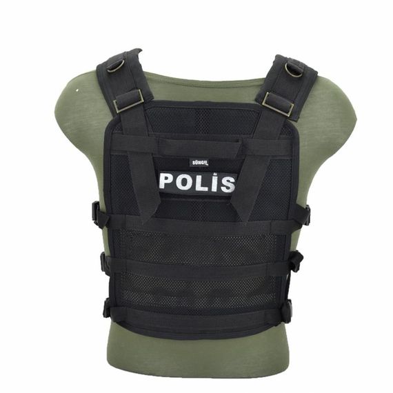 Tactical Police Hcm Charger Vest Black - صورة 4