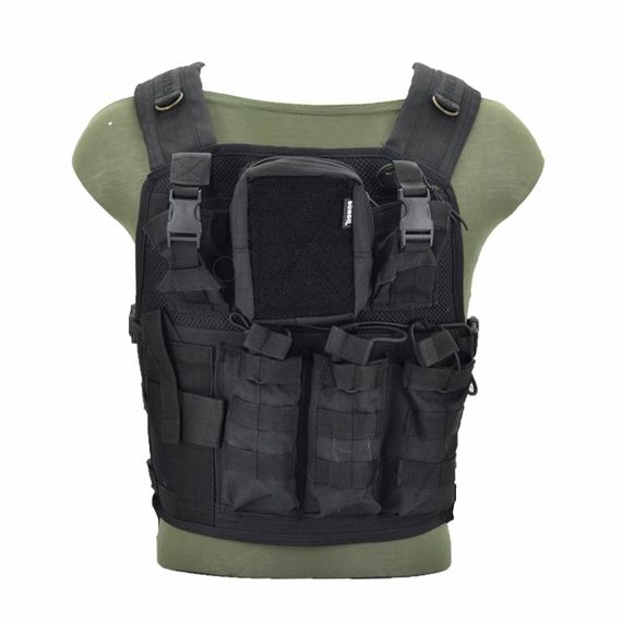 Tactical Police Hcm Charger Vest Black - صورة 2