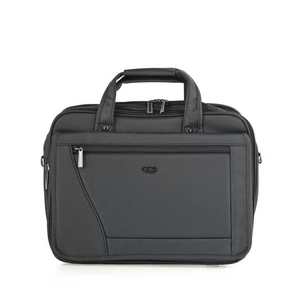 Ççs 71441 Gusseted Laptop and Briefcase Black - photo 1