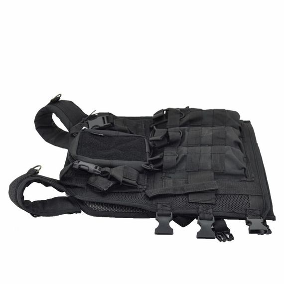 Tactical Police Hcm Charger Vest Black - صورة 5