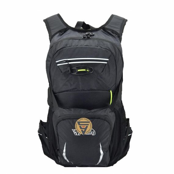 Young 40198 Bisiklet Paten Kaykay Suluklu Sırt Çantası Siyah - fotoğraf 1