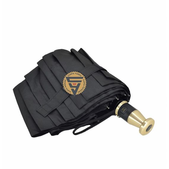 Marlux Fully Automatic Yellow Metal Handle Umbrella Black - photo 1