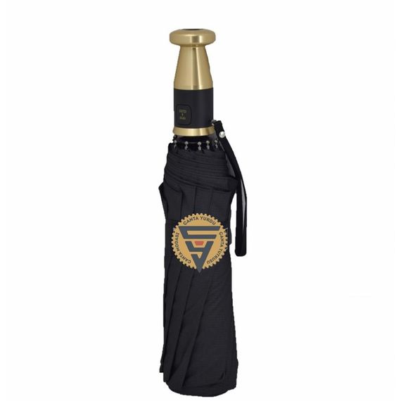 Marlux Fully Automatic Yellow Metal Handle Umbrella Black - photo 5